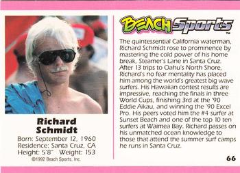 1992 Beach Sports #66 Richard Schmidt Back